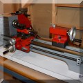 T01. EMCO Compact 8E lathe with chucks. 
